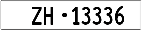 Truck License Plate